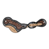 Roughout & Floral Spur Straps - Ladies